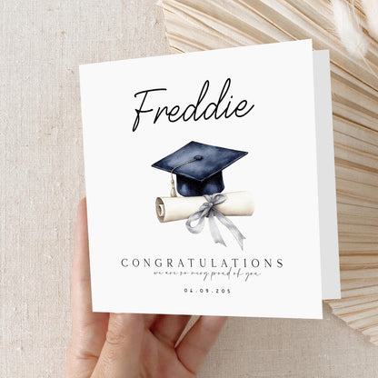 Personalised Graduation Card-Personalised Card-Graduated Card-Well Done-Card For Graduation Day-Card For Son, Daughter, Graduation Gift