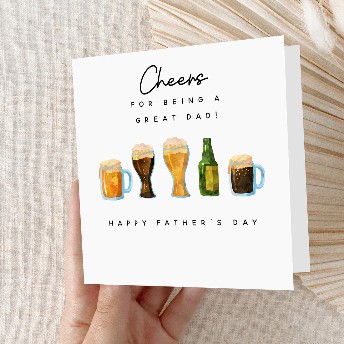 Fathers Day Card-Happy Father&