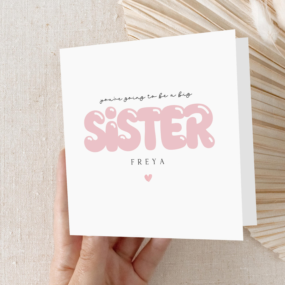 Big Sister Card Personalised, You&