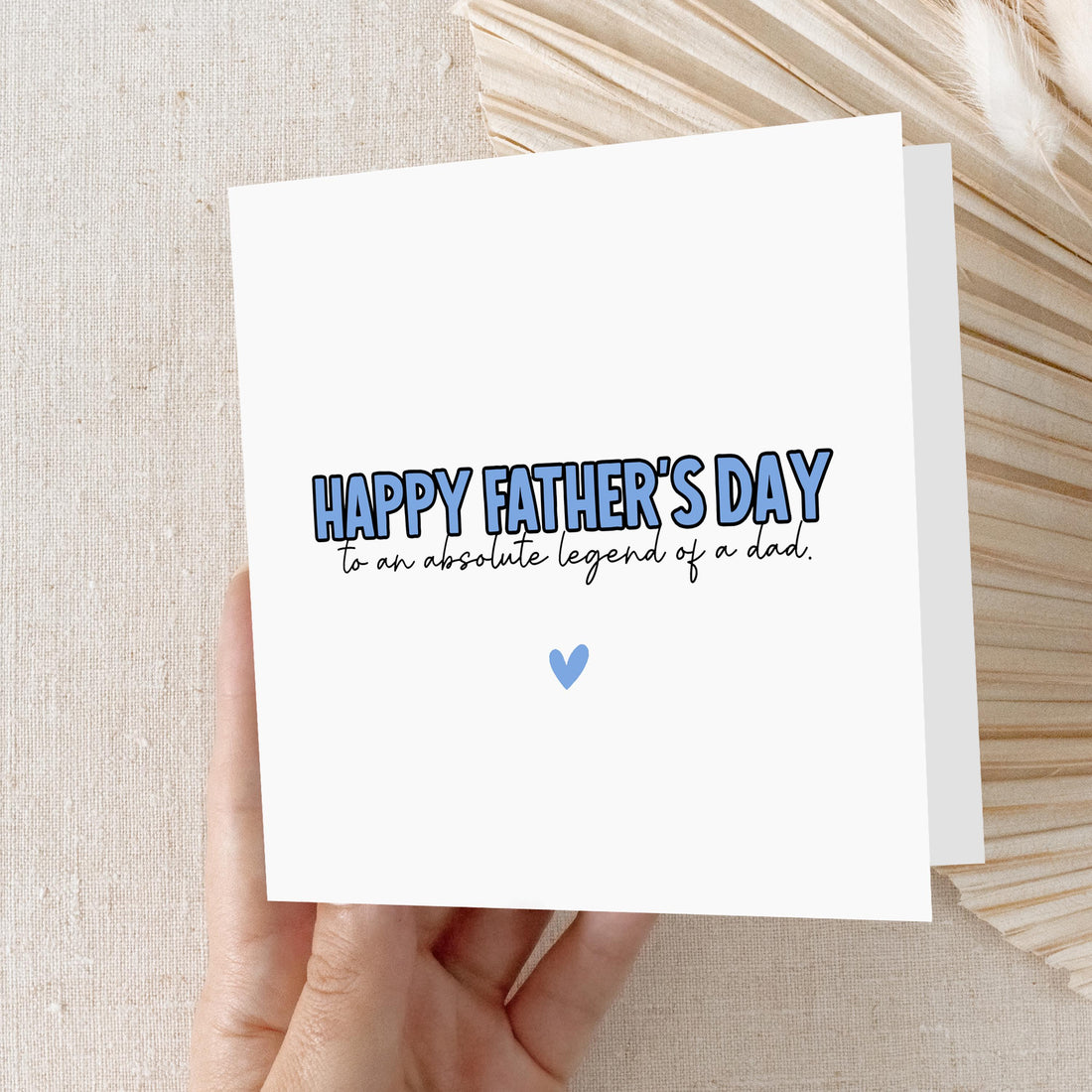 Fathers Day Card- Fathers Day Gift - Absolute Legend -Card From Kids- Dad Fathers Day Card-Greatest of all time fathers day -Handmade Card