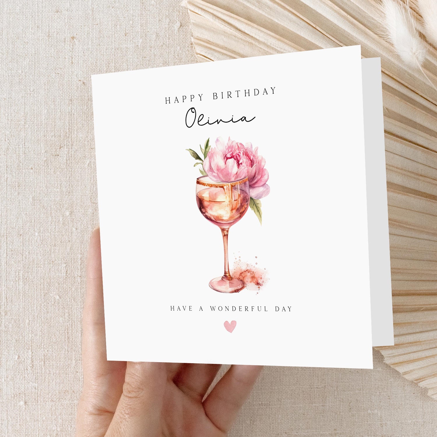 Personalised Birthday Card, Birthday Card For Bestie, Best Friend, Daughter, Granddaughter, Sister, Niece, Mum ,Auntie, Birthday Gift Her