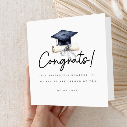 Personalised Graduation Card-Personalised Card-Graduated Card-Well Done-Card For Graduation Day-Card For Son, Daughter, Graduation Gift 6