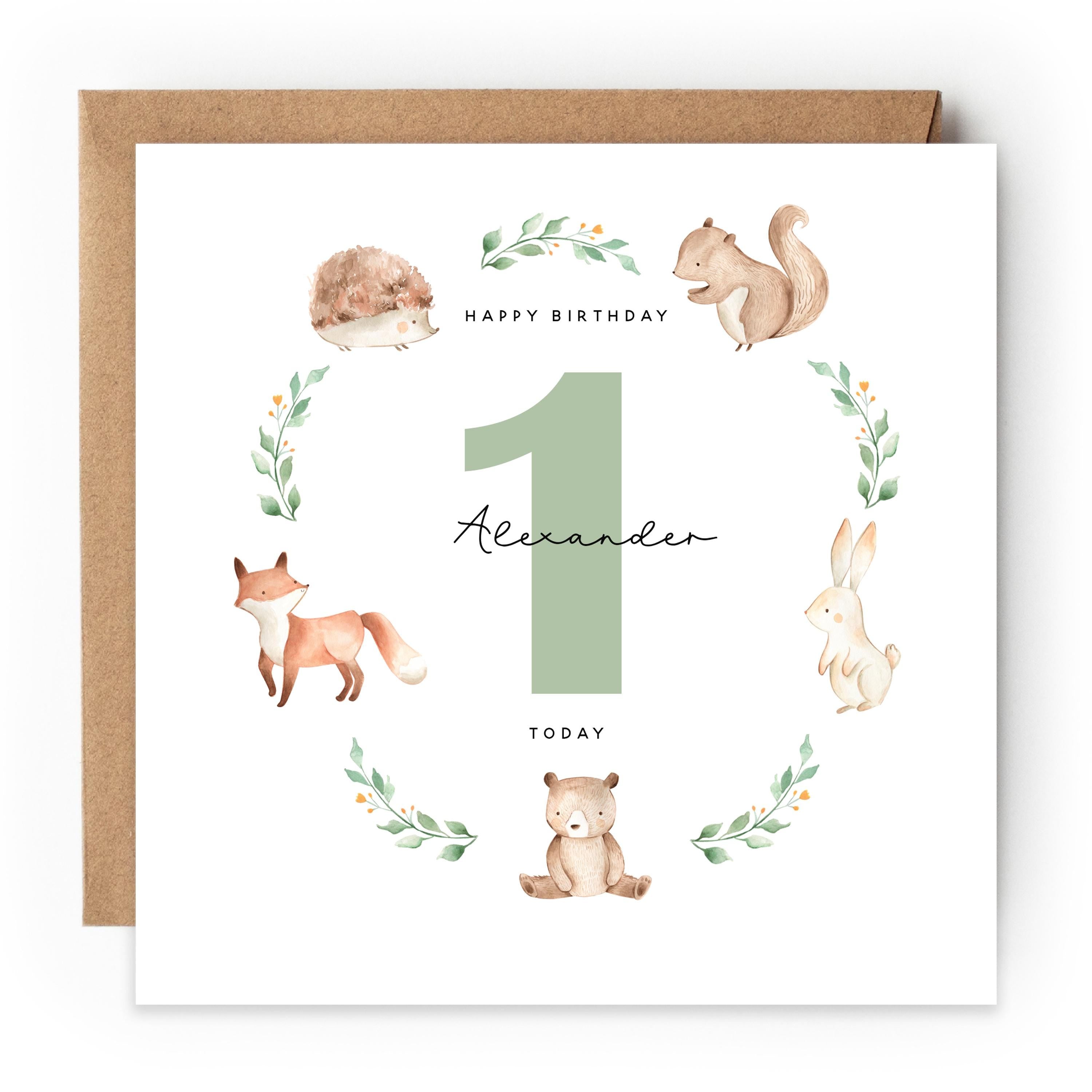 Personalised Birthday Card, Children&