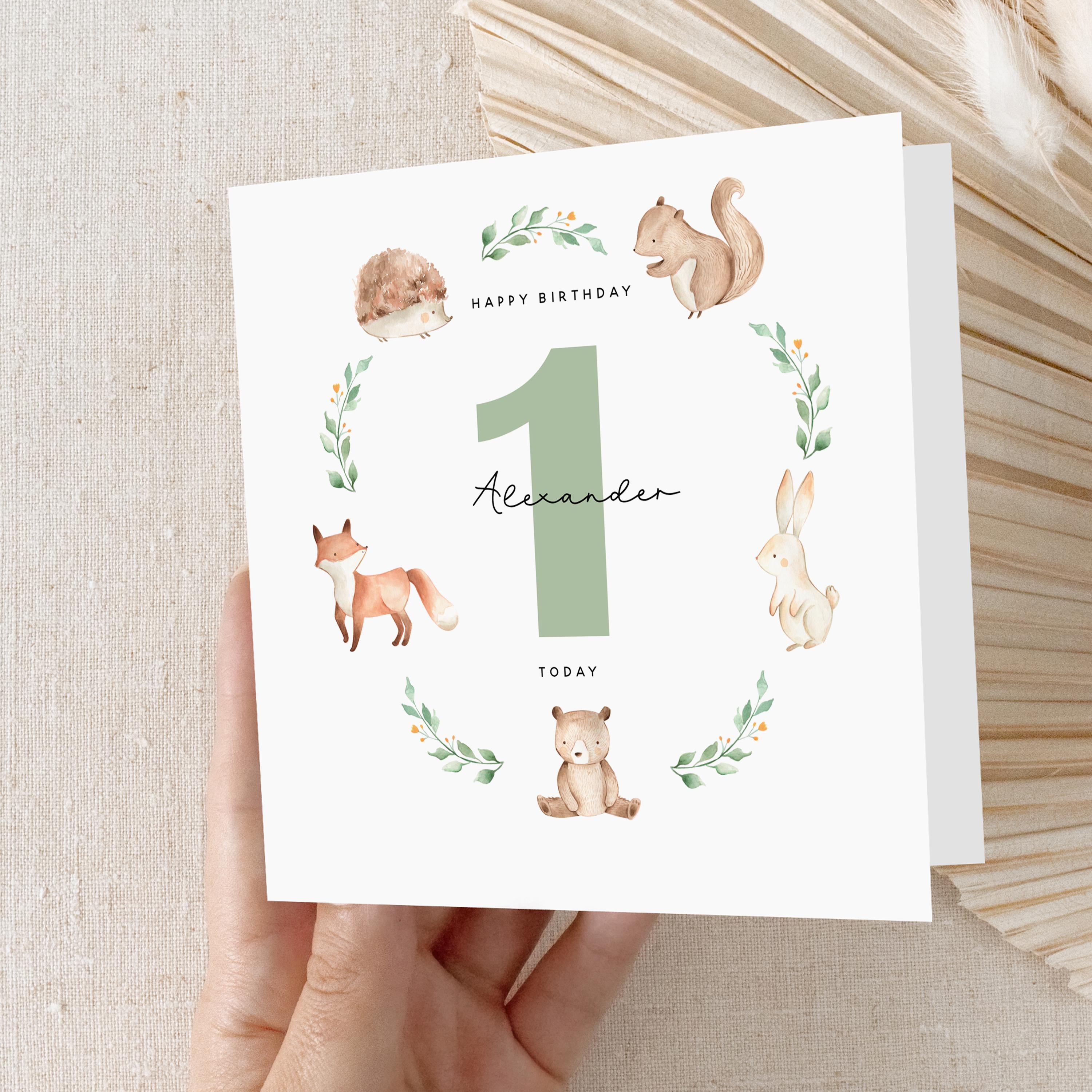 Personalised Birthday Card, Children&