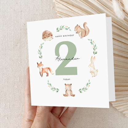 Personalised Birthday Card, Children&