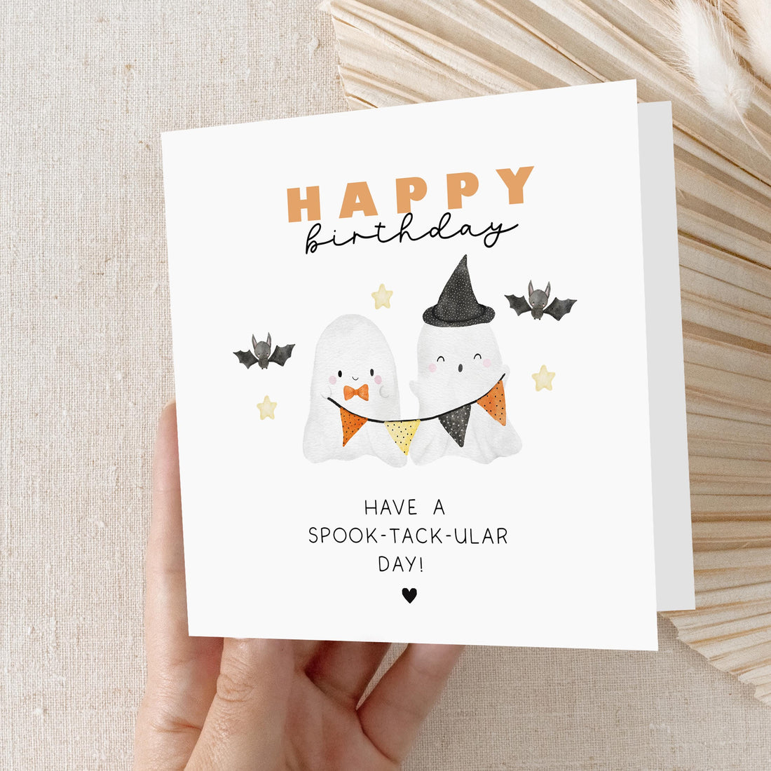 Halloween Birthday Card, Happy Birthday Card, Kids Birthday Card, Card For Son, Daughter, Grandson, Granddaughter, Niece, Nephew, Halloween