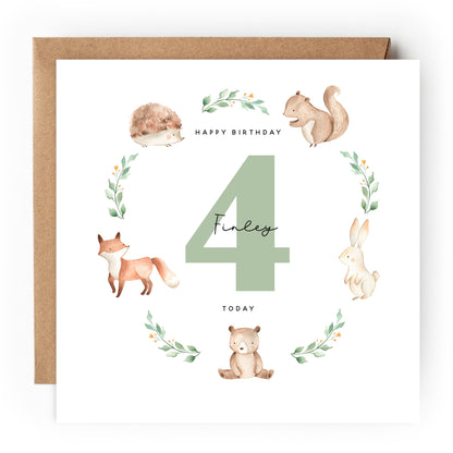 Personalised Birthday Card, Children&