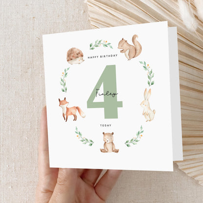 Personalised Birthday Card, Children&