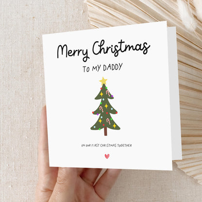 First Christmas As My Daddy Card, Xmas Card For Dad, First Christmas As Dad, Christmas Card For Him, New Dad Card, Card From Baby, 1st Xmas