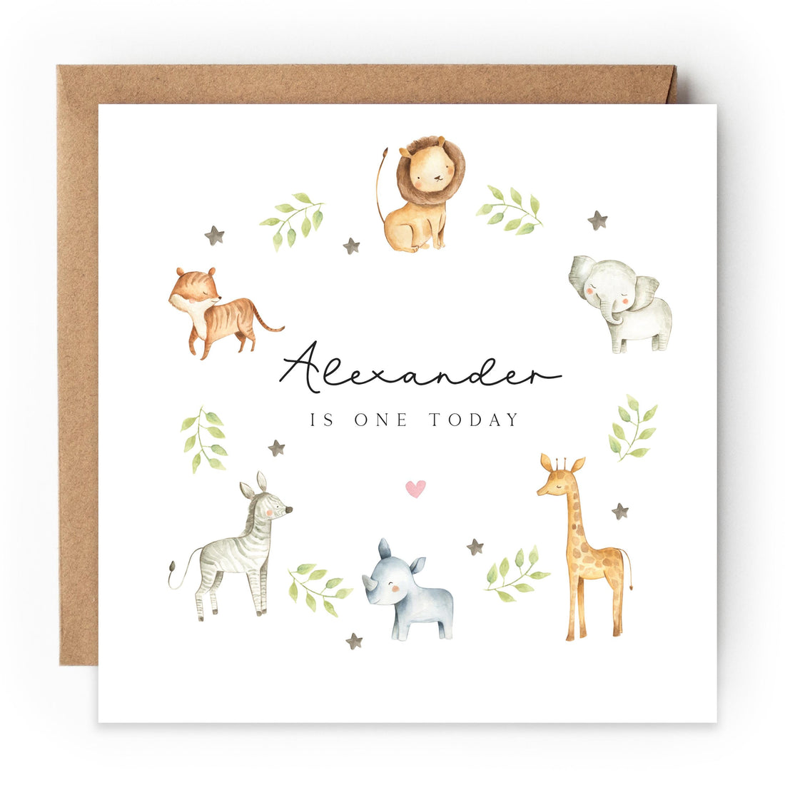 Personalised 1st Birthday Card For Boy, Son 1st Birthday Card, Special First Birthday Gift For Grandson, First Birthday Card,Nephew,Handmade