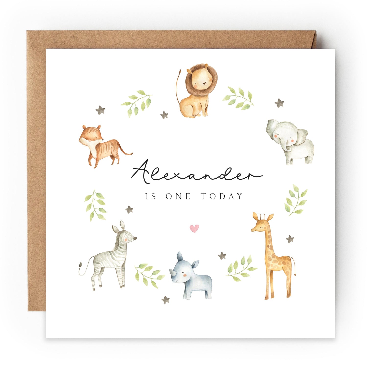 Personalised 1st Birthday Card For Boy, Son 1st Birthday Card, Special First Birthday Gift For Grandson, First Birthday Card,Nephew,Handmade