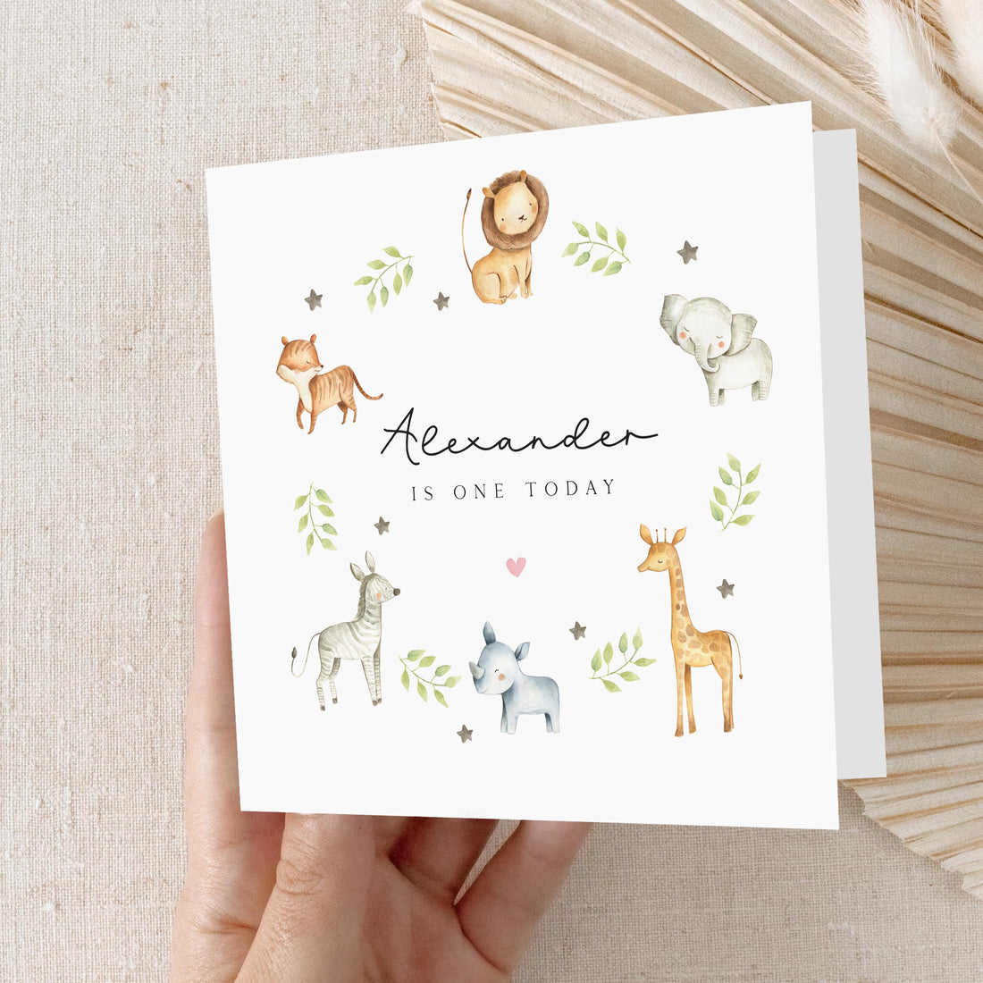 Personalised 1st Birthday Card For Boy, Son 1st Birthday Card, Special First Birthday Gift For Grandson, First Birthday Card,Nephew,Handmade