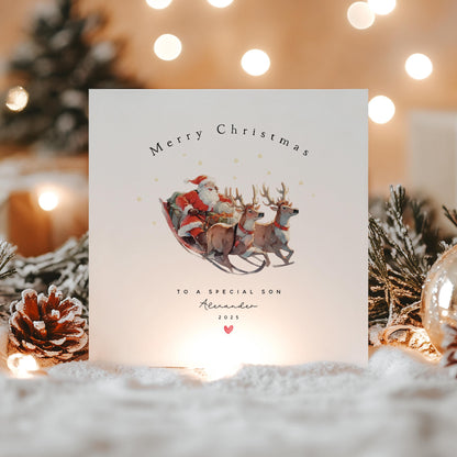 Personalised Christmas Card-Children&