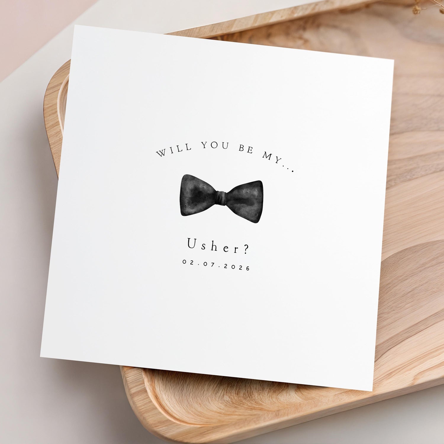 Personalised Usher Card- Wedding proposal cards- Will you be my Usher? Handmade Wedding Cards, Wedding Planning, Made To Order