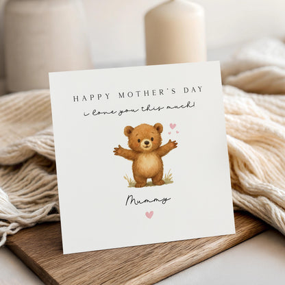 Mothers Day Card, For My Mummy, Happy Mother&