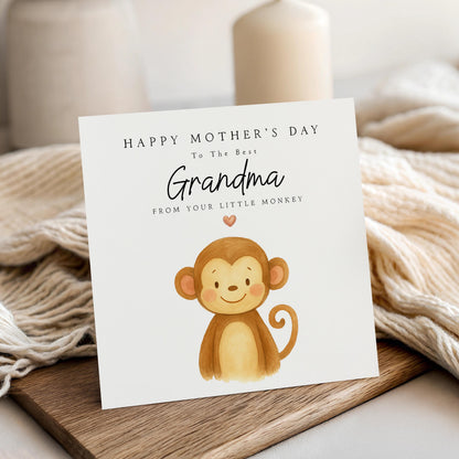 Grandma Mothers Day Card, For My Nanny, Happy Mother&