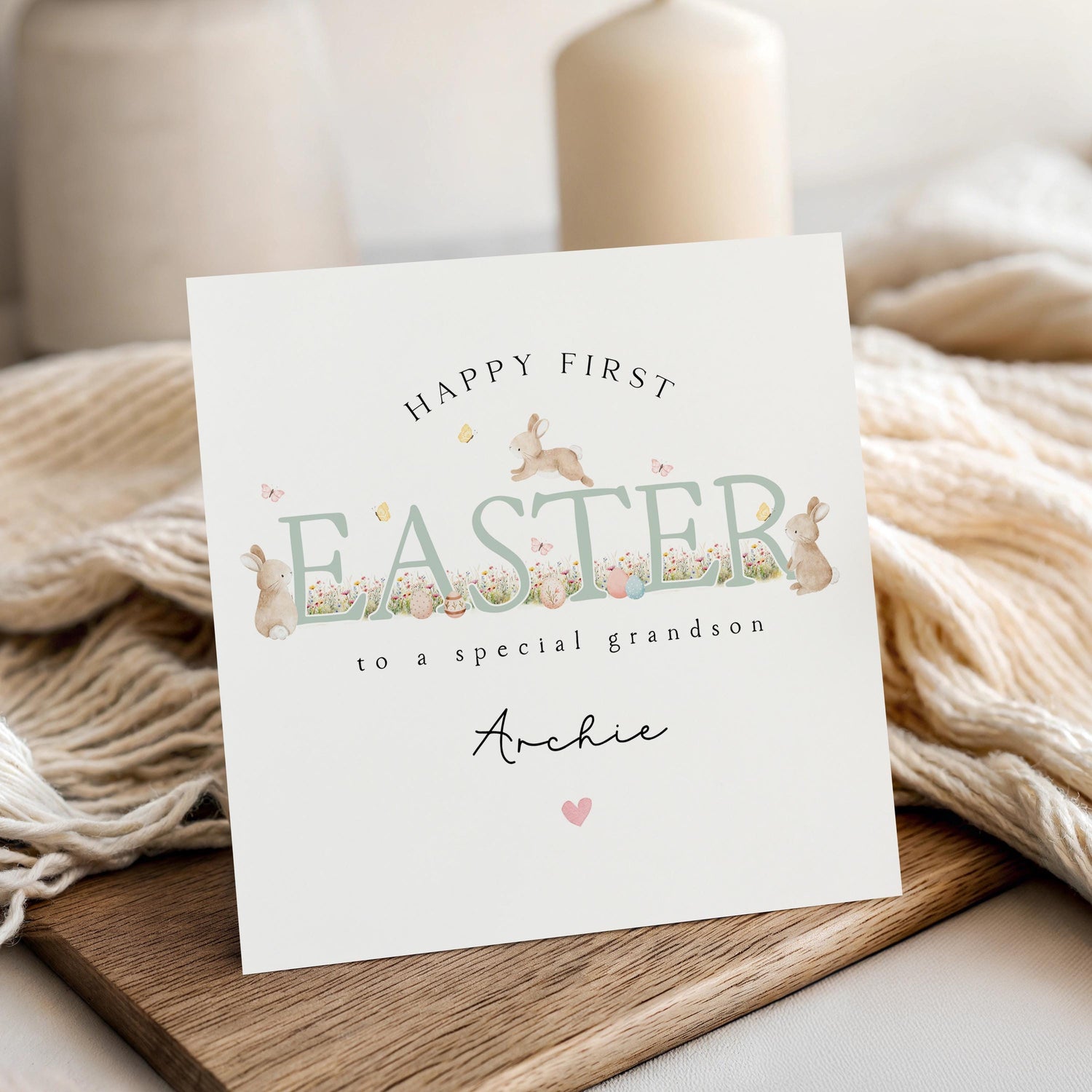 First Easter Card Personalised -Baby&