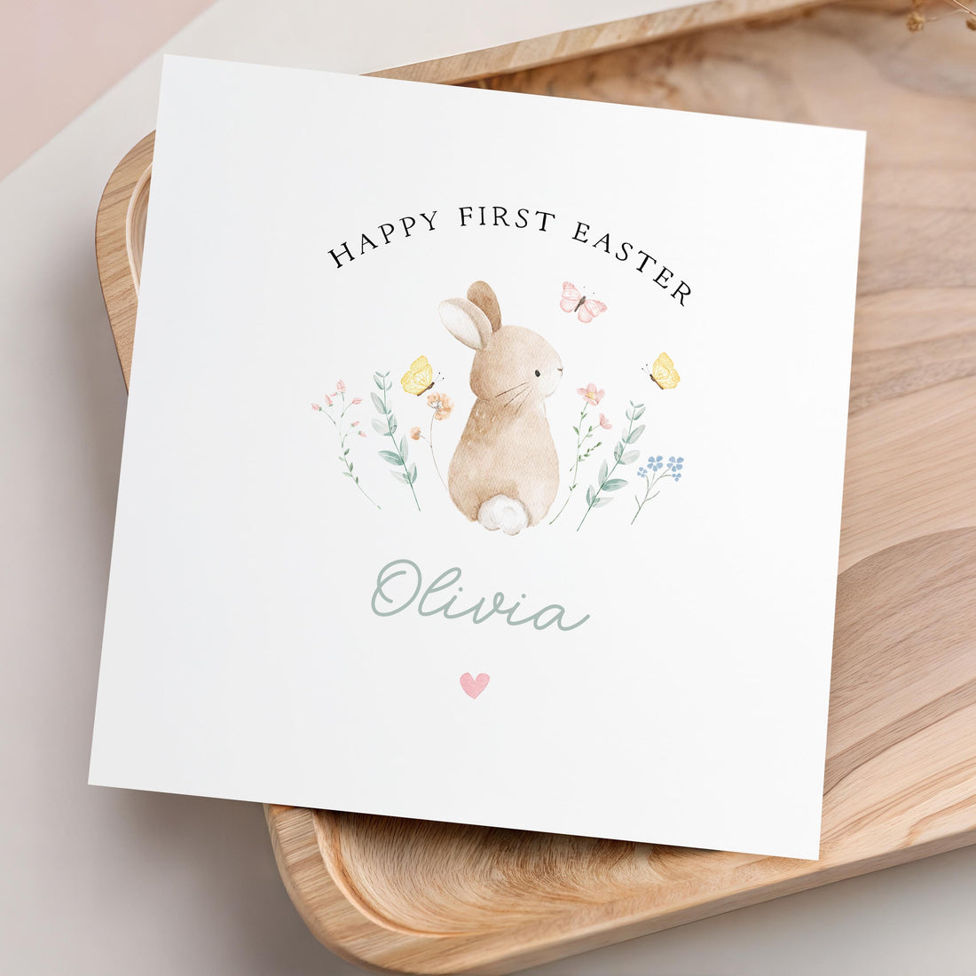 Personalised First Easter Card-Baby&