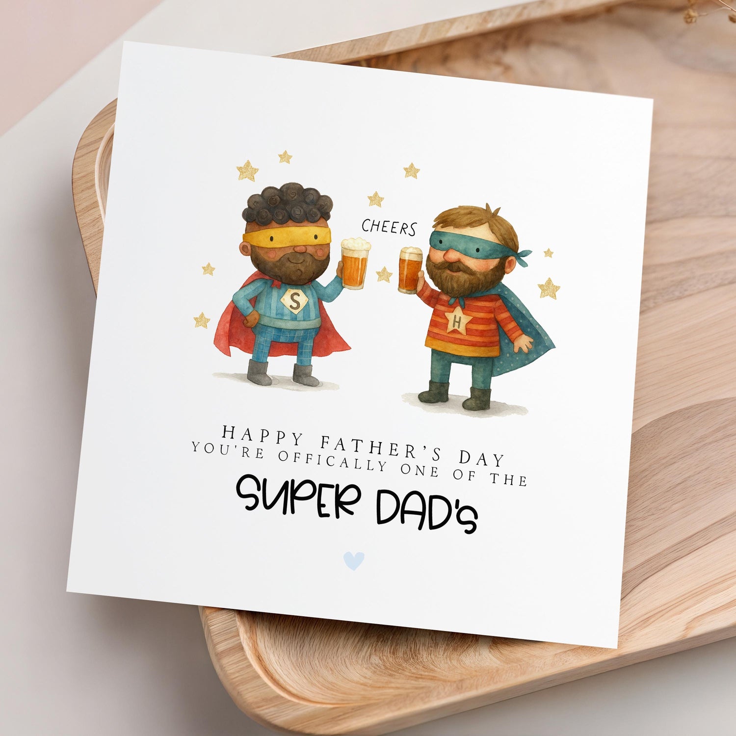 Fathers Day Super Dad Card-Happy Father&