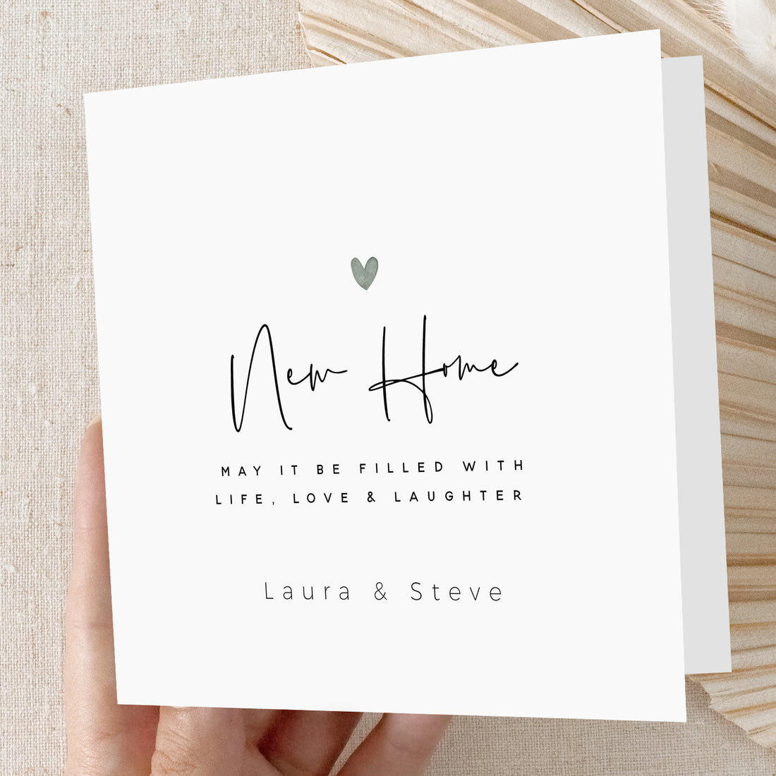 Personalised New Home Card