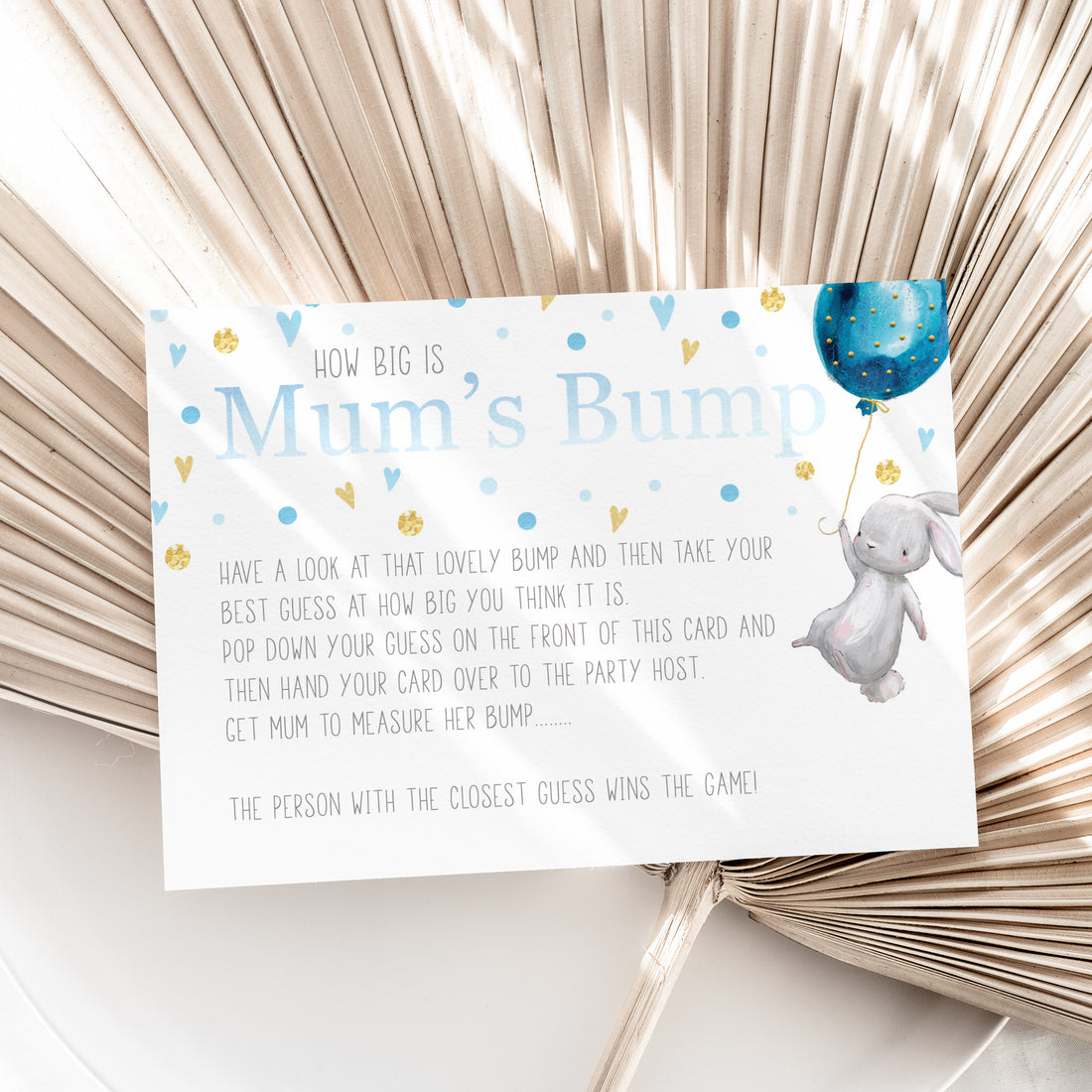 Blue Rabbit How Big Is Mums Bump Cards