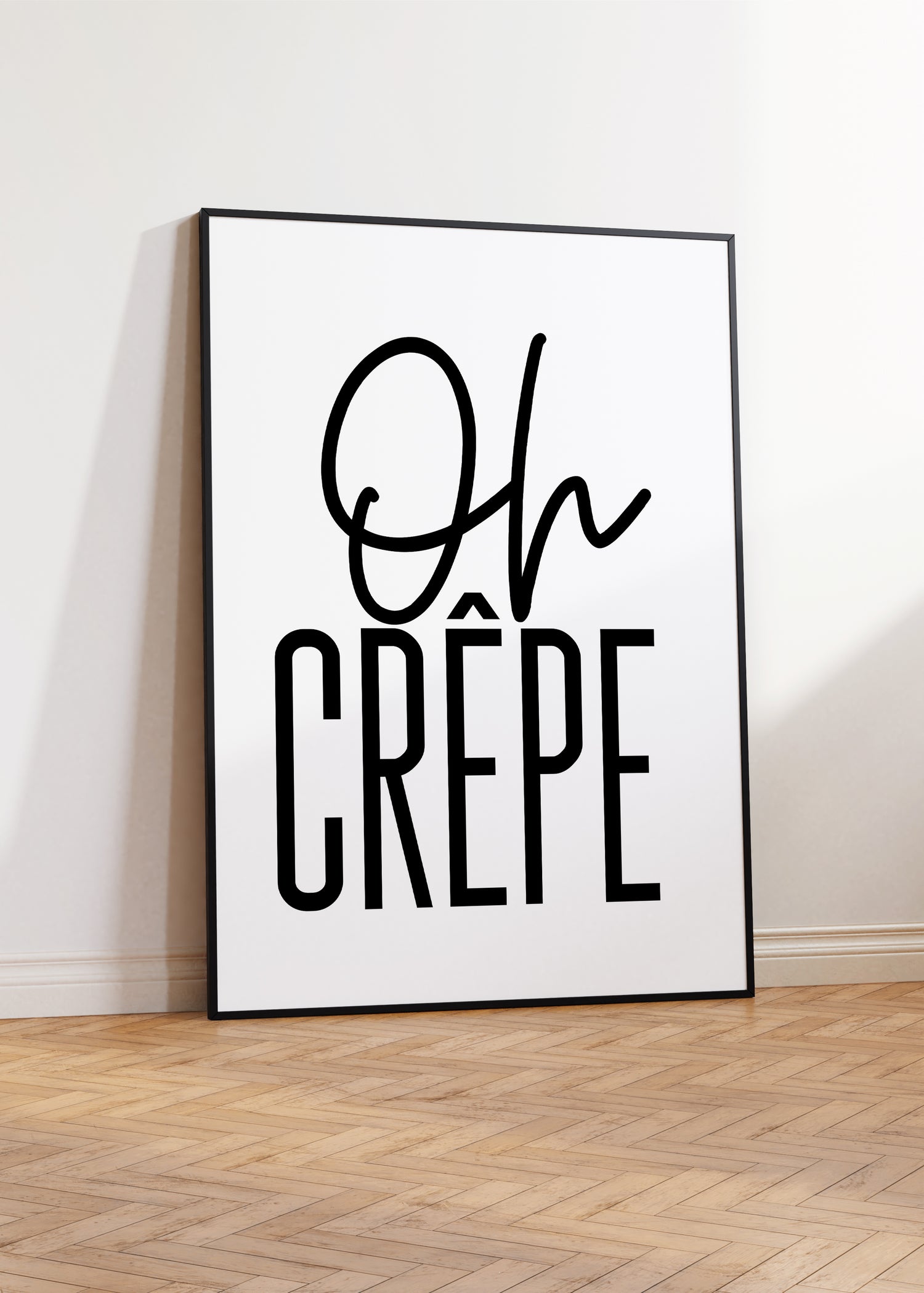 oh crepe Print