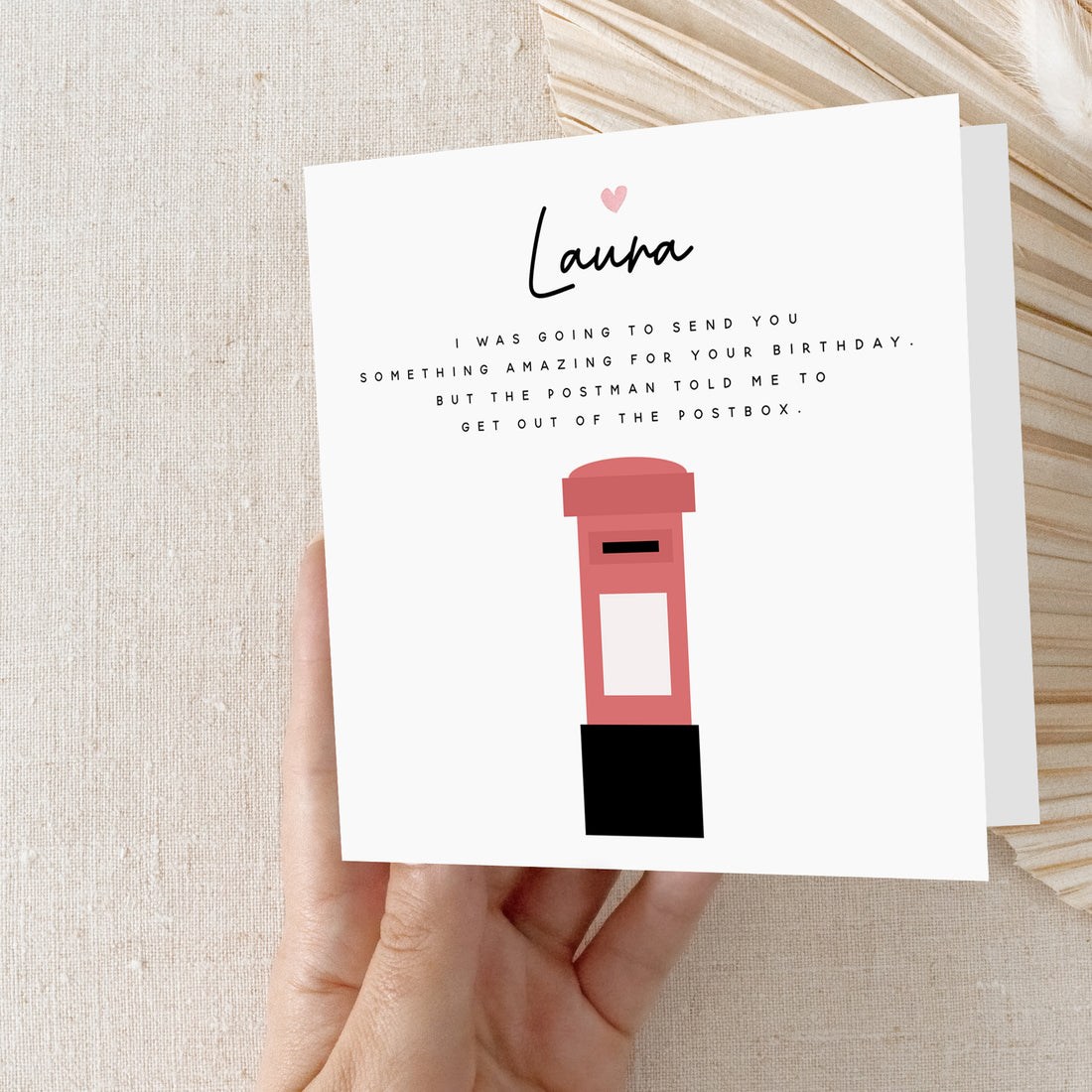 Funny Postbox Birthday Card