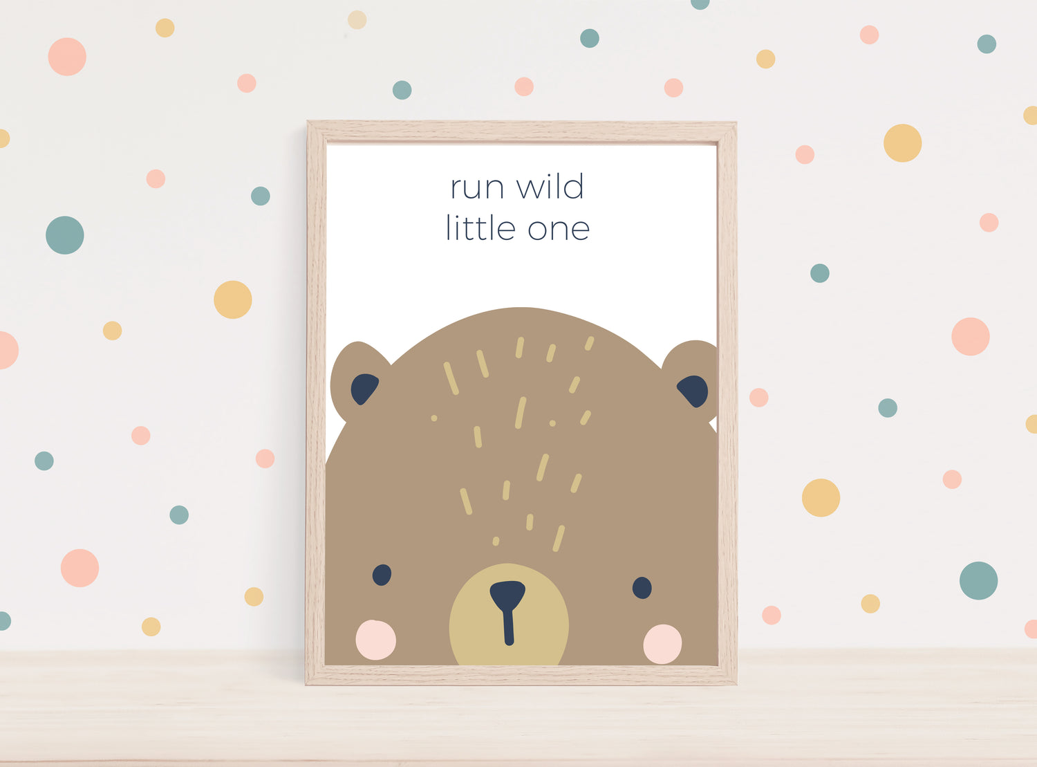 Run Wild Bear Print