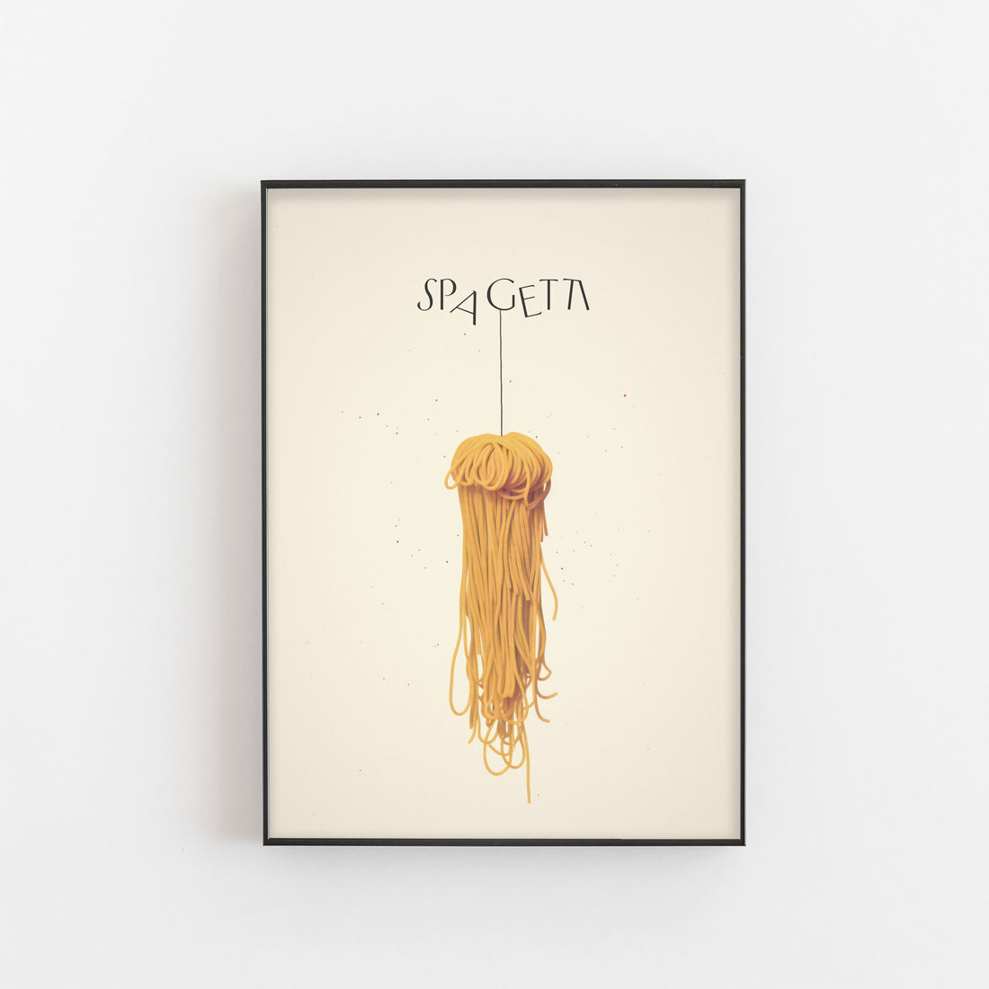 spaghetti fork Print