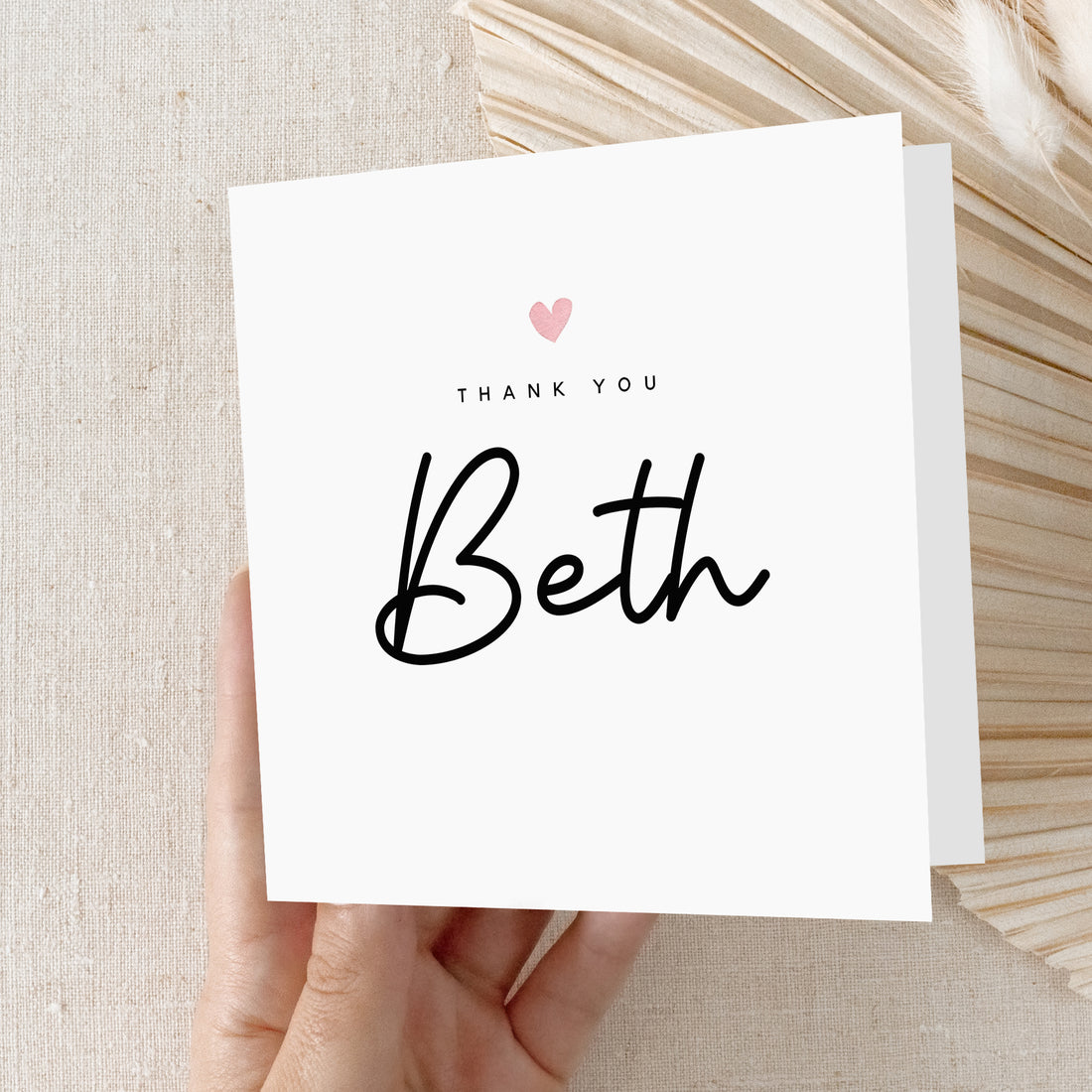 Minimal Thank You Card