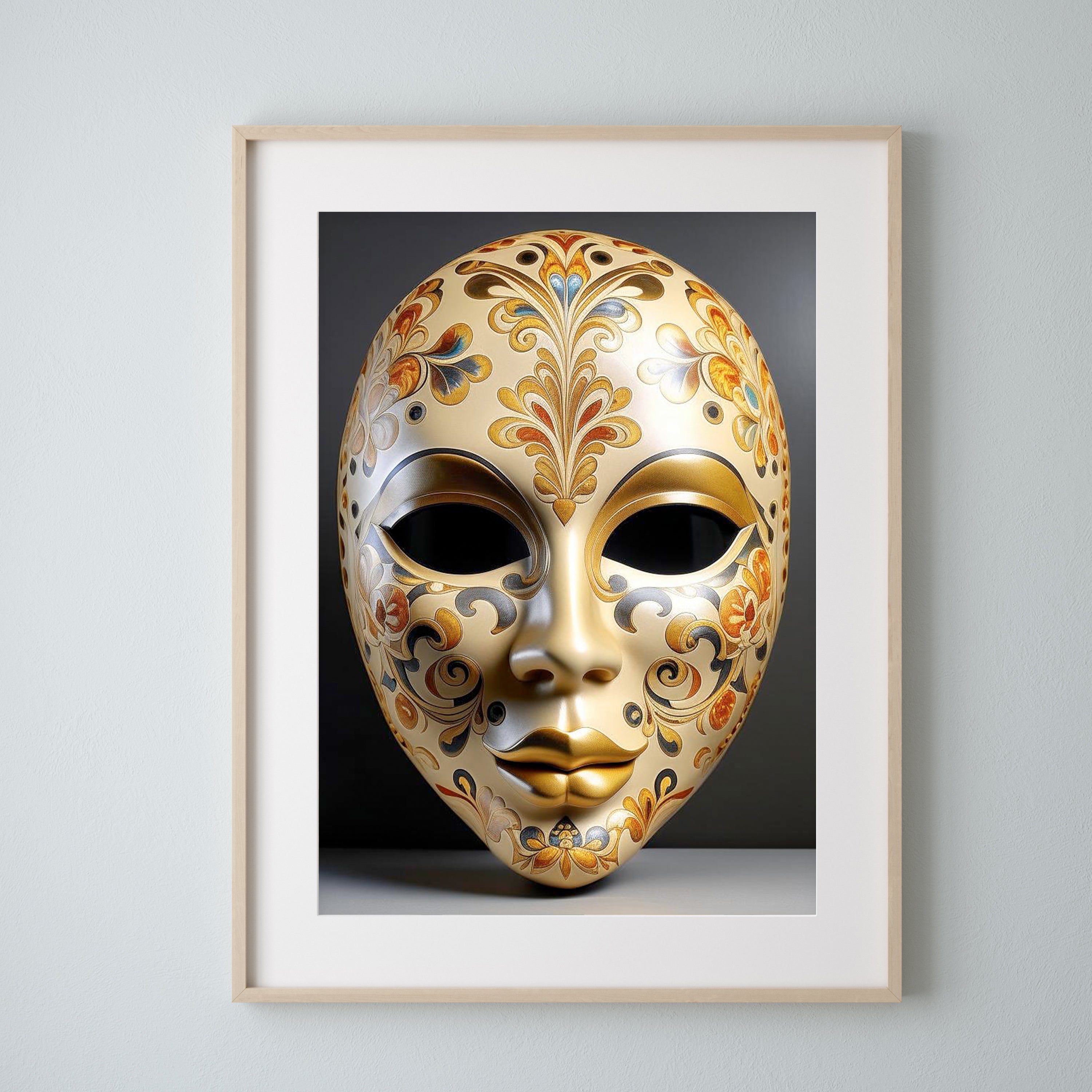 ornate venetian mask Print