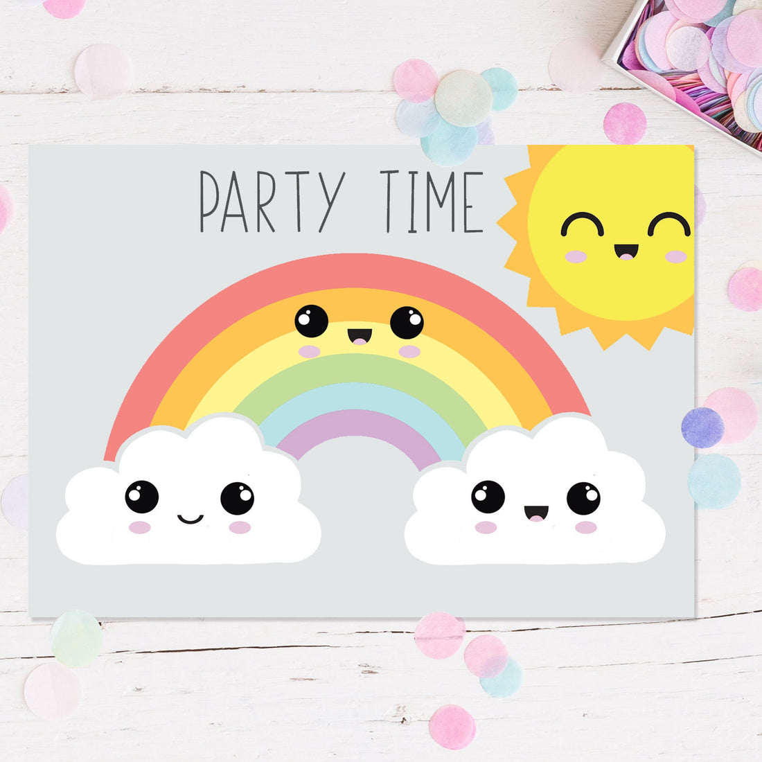 Kawaii Party Invitations