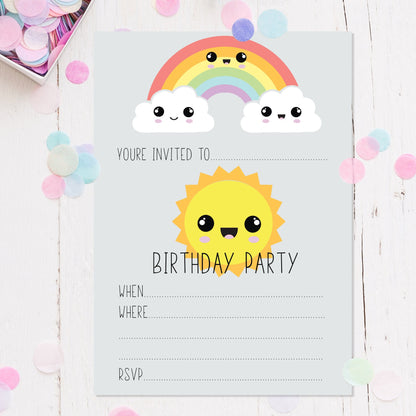Kawaii Party Invitations