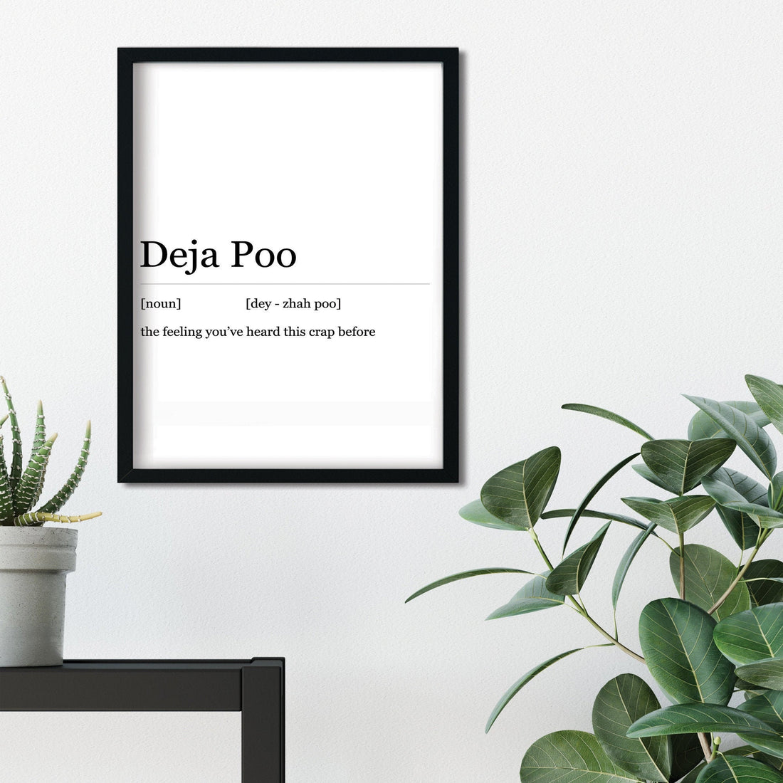 Deja Poo Bathroom Print