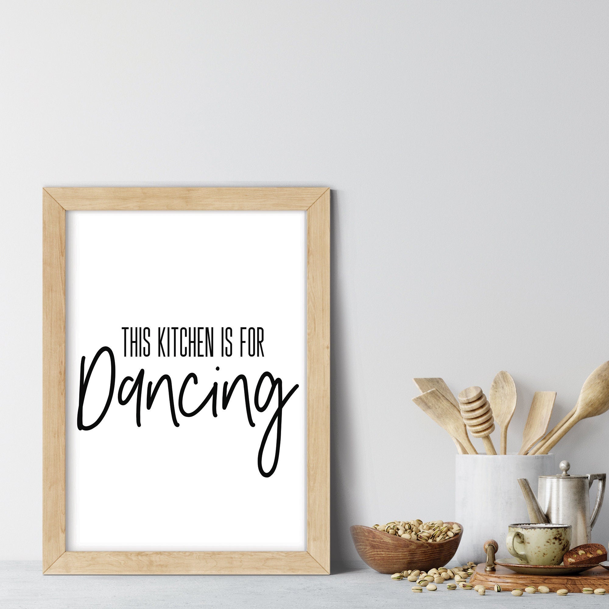 kitchen is for dancing Print