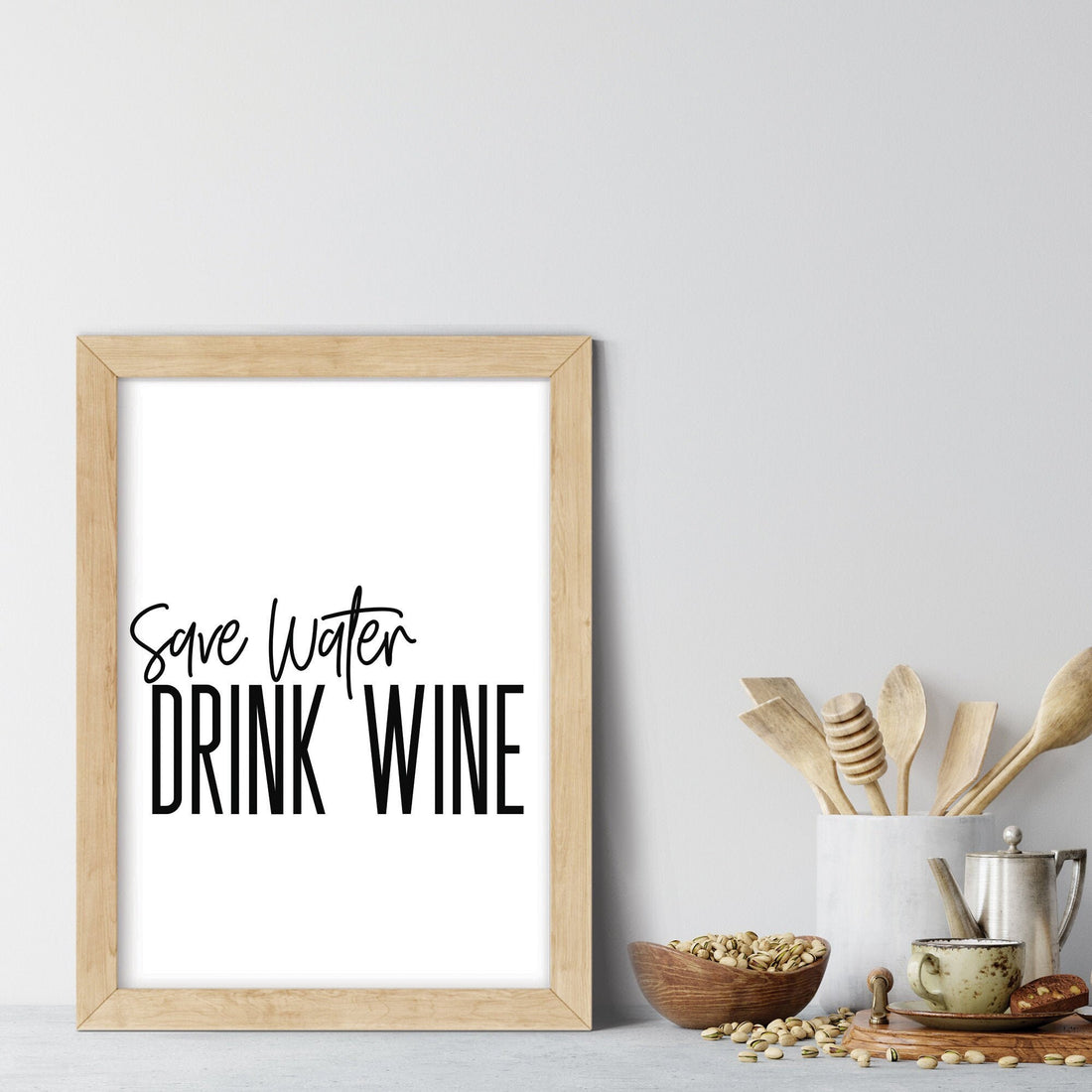 drink wine Print