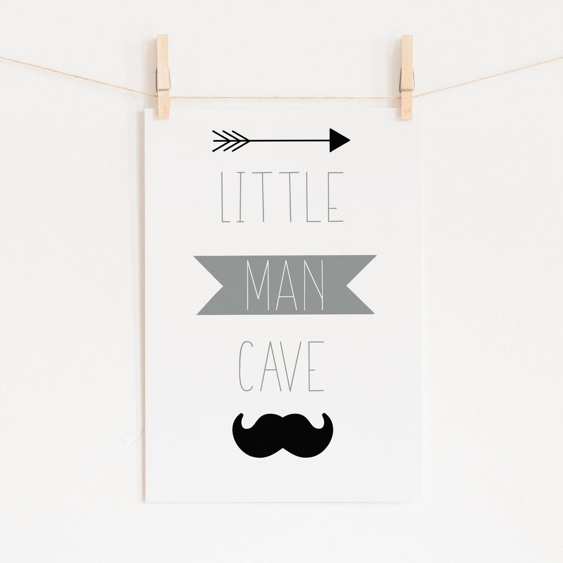 Little Man Cave Print