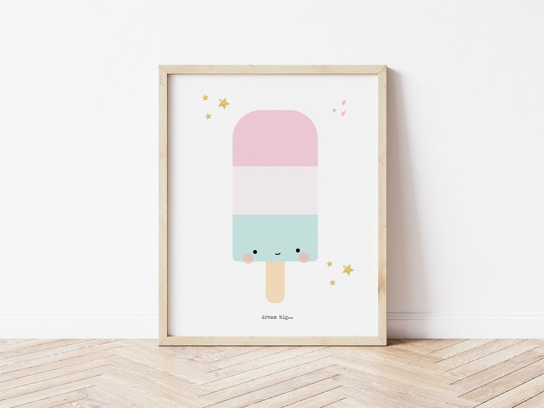 Personalised Ice Lolly Print