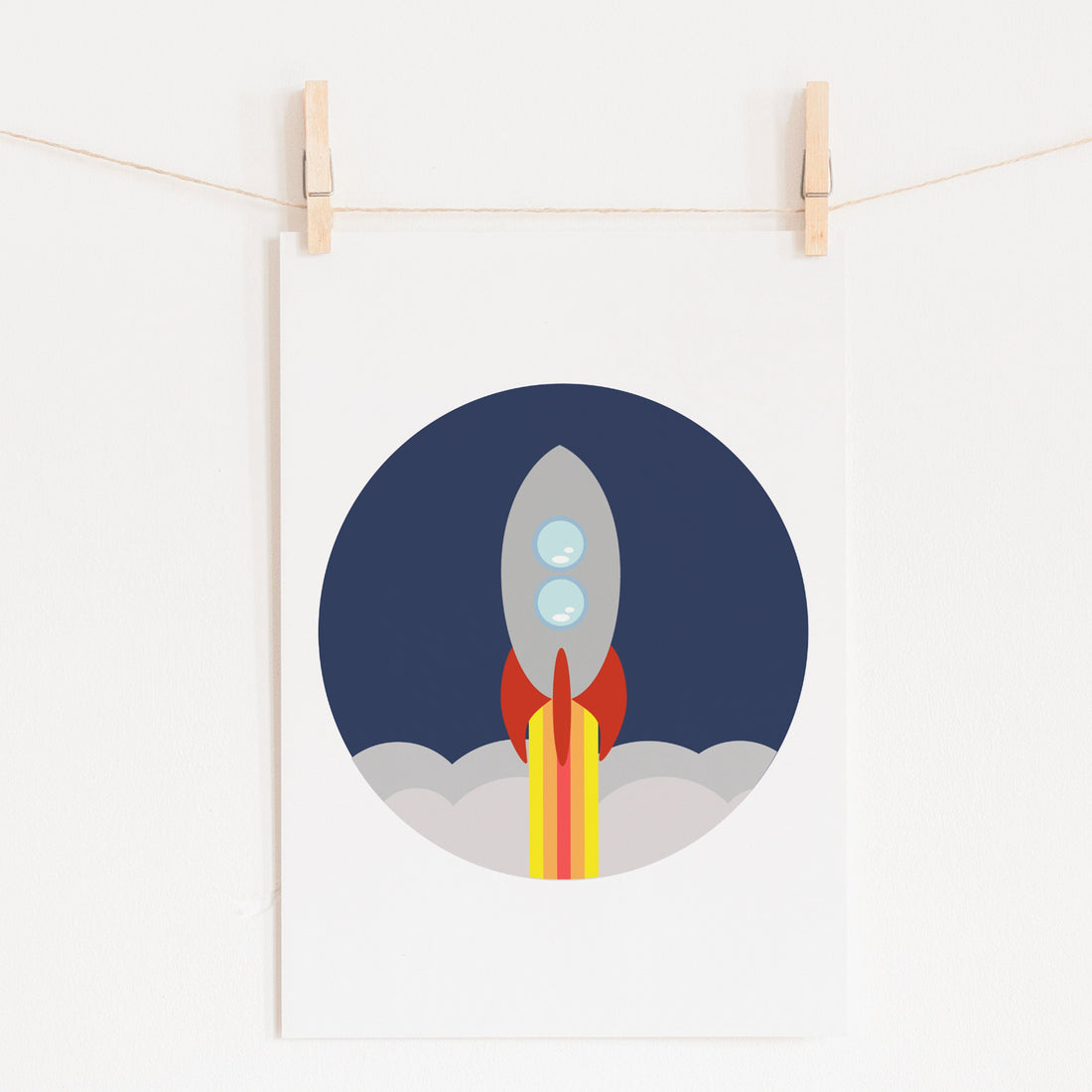 Rocket Ship Print