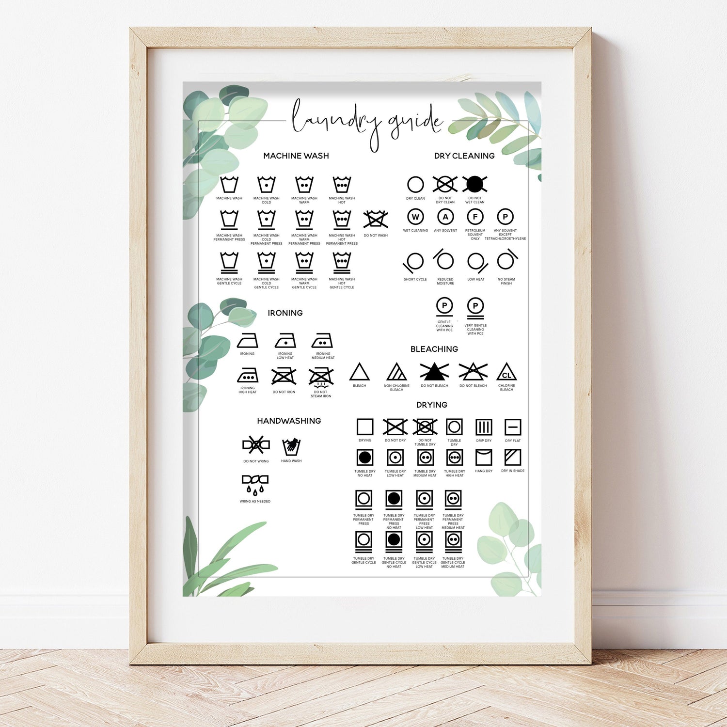Botanical Laundry Print