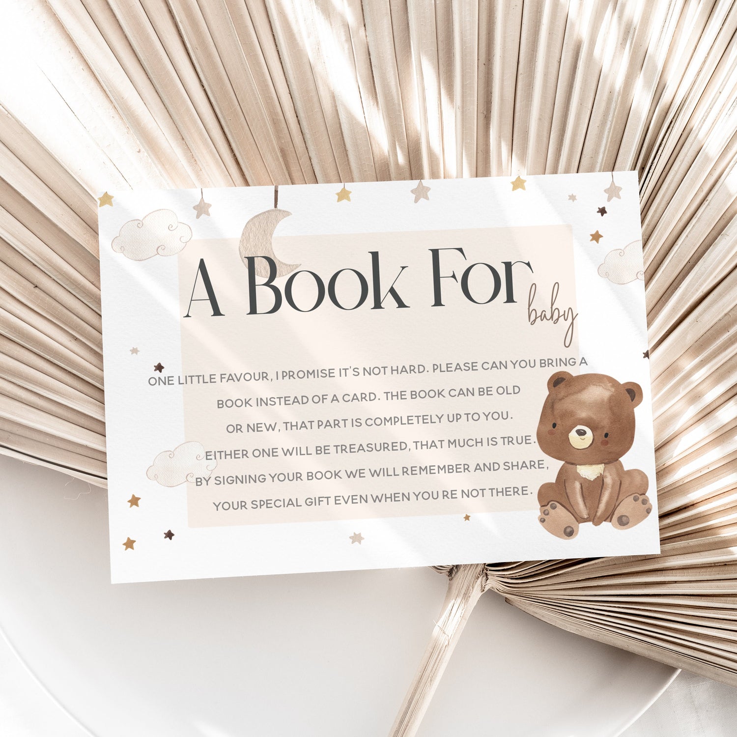 Teddy Bear Books For Baby Cards